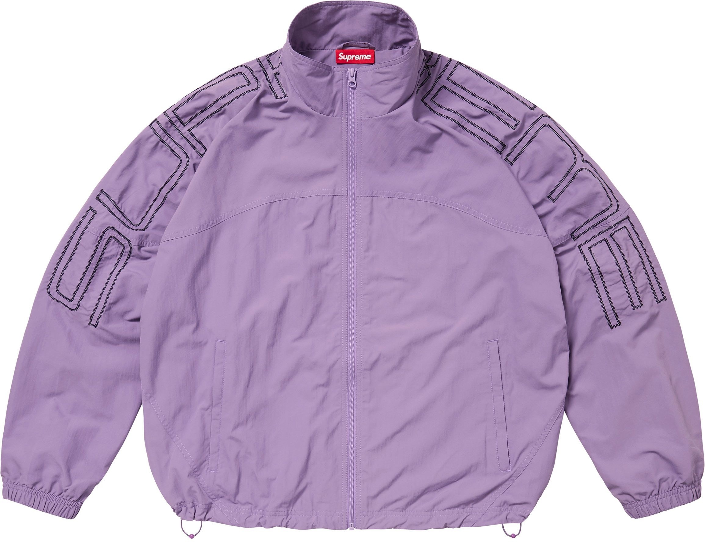 Spellout Embroidered Track Jacket view 14